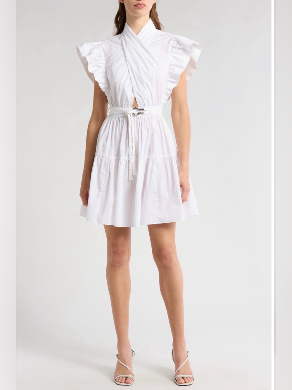 10 Crosby Derek Lam Finn Ruffle Wrap Dress